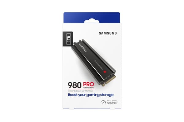 Samsung 980 PRO med Heatsink - Intern SSD - M.2 NVMe - PS5 kompatibel - 1TB