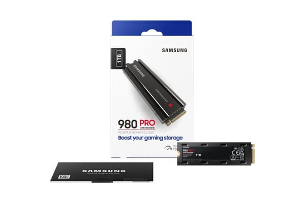 Samsung 980 PRO med Heatsink - Intern SSD - M.2 NVMe - PS5 kompatibel - 1TB