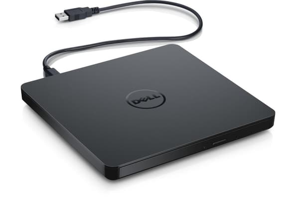 Dell Slim DW316 - Drev - DVD+/-RW (+/-R DL) / DVD-RAM - 8x/8x/5x - USB2.0 - ekstern - sort - til Inspiron 5482 2-i-1, 55XX, 73XX, 75XX , 7786 2-i-1, I