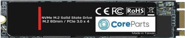CoreParts CPSSD-M.2SATA-512GB Intern Solid State Drive M.2 Serial ATA III SLC (CPSSD-M.2SATA-512GB)
