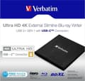 Pikkukuva 6 / 7: Verbatim 43888 optinen levyasema, musta Blu-Ray DVD Combo