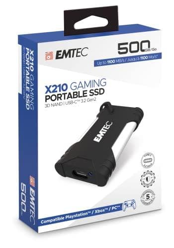 Emtec SSD 3.2Gen2 X210G 500GB kannettava (ECSSD500GX210G)