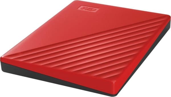 Western Digital My Passport - Ekstern harddisk - 2 TB Rød