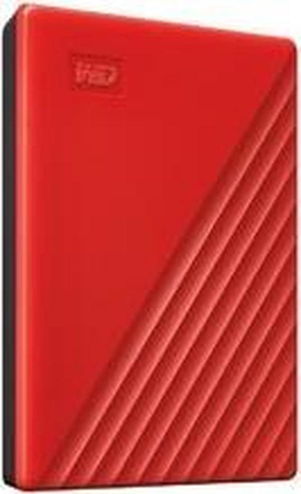 Western Digital My Passport - Ekstern harddisk - 2 TB Rød