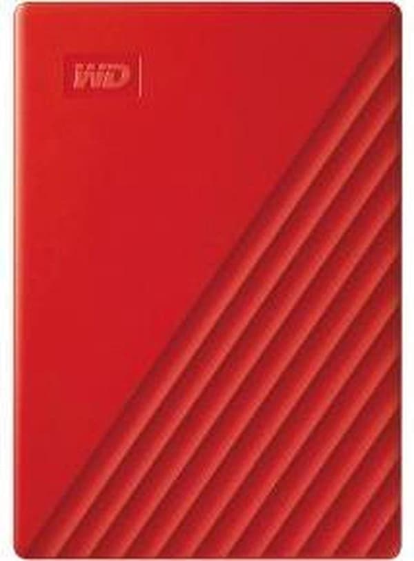 Western Digital My Passport - Ekstern harddisk - 2 TB Rød
