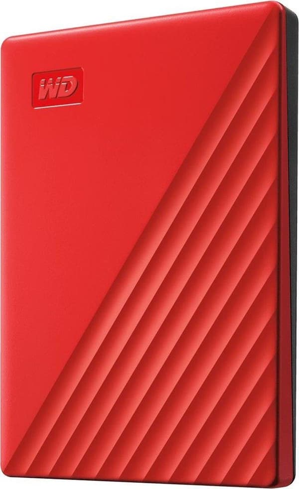 Western Digital My Passport - Ekstern harddisk - 2 TB Rød