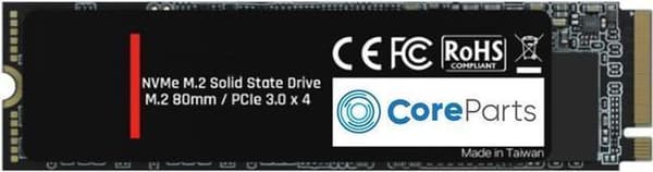 CoreParts CPSSD-M.2NVME-512GB Intern Solid State Drive M.2 PCI Express 3.0 SLC NVMe (CPSSD-M.2NVME-512GB)