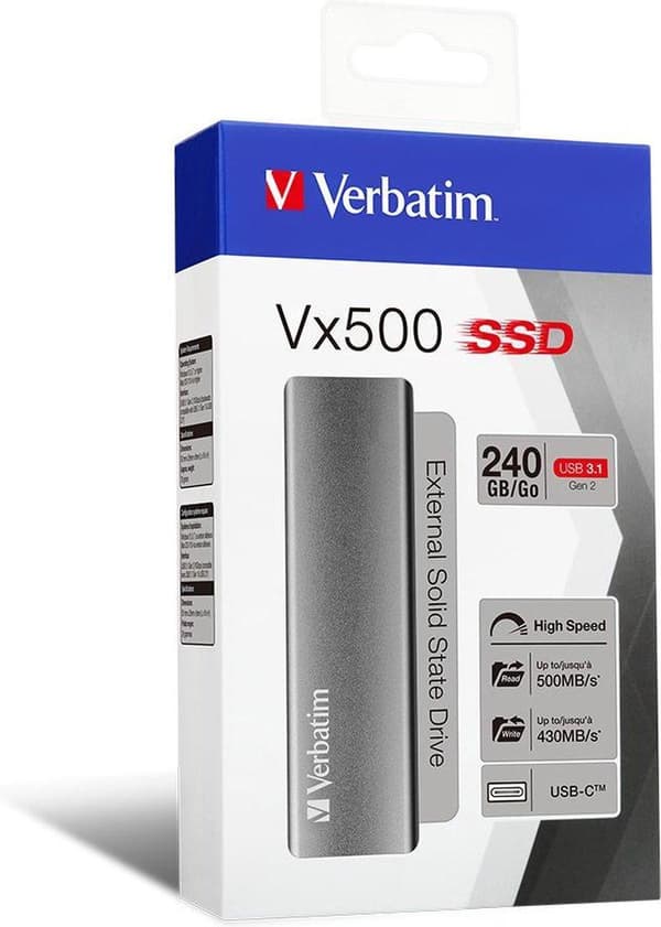 Verbatim Vx500 ekstern SSD 240GB