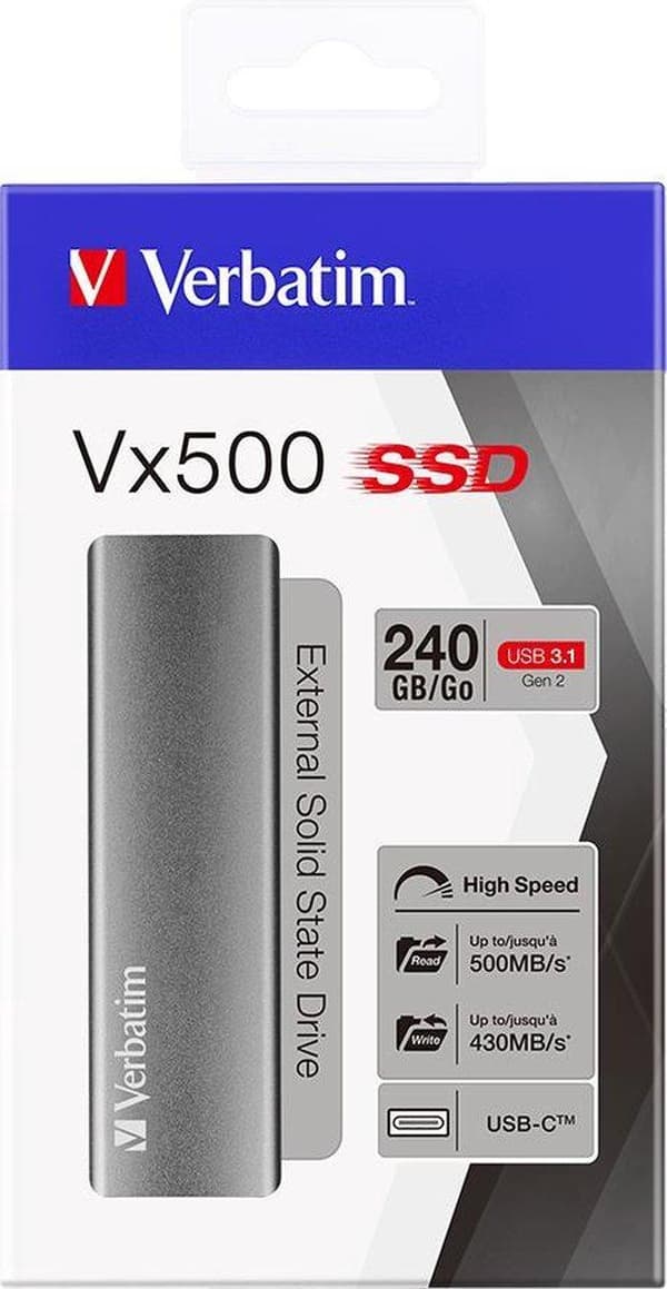 Verbatim Vx500 ekstern SSD 240GB