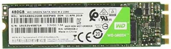 WD Green SSD WDS480G2G0B - Solid State Drive - 480 Gt - sisäinen - M.2 2280 - SATA 6 Gb/s