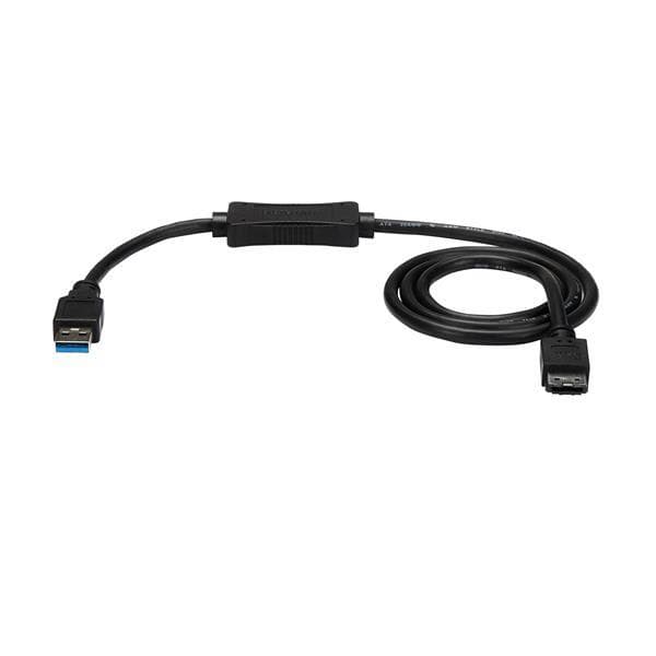 StarTech.com 80 cm:n USB 3.0 - eSATA-kiintolevyt / HDD / SSD / ODD-kaapeli - S-ATA 6 Gb/s - Tallennusohjain - eSATA 6 Gb/s - 6 Gbit/s - USB 3.0