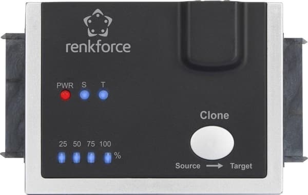 Renkforce 1-vejs Harddisk kopidrev SATA
