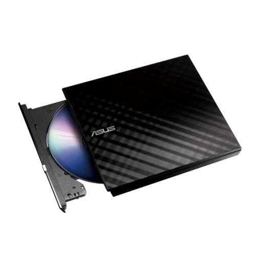 ASUS SDRW-08D2S-U LITE - Drev - DVD+/-RW (+/-R DL) / DVD-RAM - 8x/8x/5x - USB2.0 - eksternt - sort (90-DQ0435-UA221KZ)
