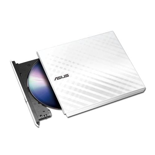 ASUS SDRW 08D2S-U LITE - Asema - DVD+/-RW (+/-R DL) / DVD-RAM - 8x/8x/5x - USB2.0 - ulkoinen - valkoinen (90-DQ0436-UA221KZ)