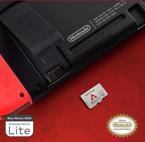 SanDisk microSDXC Extreme 128GB UHS-minneskort för Nintendo Switch Apex Legends