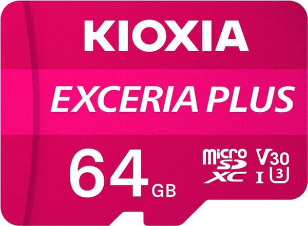 Kioxia Exceria Plus-minneskort 64 GB MicroSDXC Class 10 UHS-I (LMPL1M064GG2)