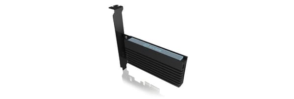 RaidSonic ICY BOX IB-PCI214M2-HSL - Interface adapter - M.2 - M.2 kort - 32 Gbit/s - PCIe 3.0 x4 - sort (IB-PCI214M2-HSL)