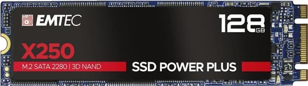 EMTEC SSD Power Plus X250 - SSD - 128GB - intern - M.2 2280 - SATA 6Gb/s (ECSSD128GX250)