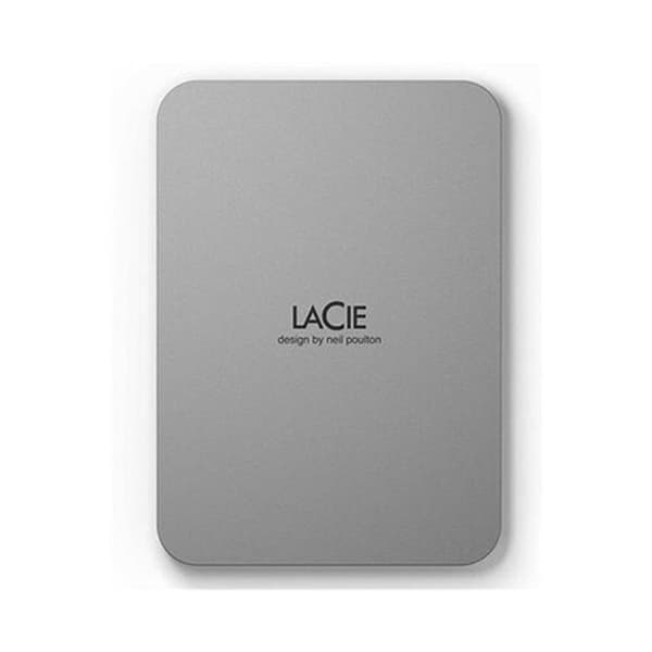 LaCie Mobile Drive Moon Silver USB-C STLP2000400 Extern hårddisk - 2TB