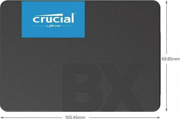 Crucial BX500 - 2,5 tuuman sisäinen SSD-asema - 2 Tt
