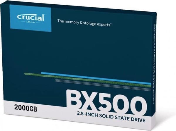 Crucial BX500 - 2,5 tuuman sisäinen SSD-asema - 2 Tt