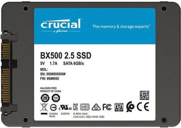 Crucial BX500 SSD 240GB 2,5'' SATA III