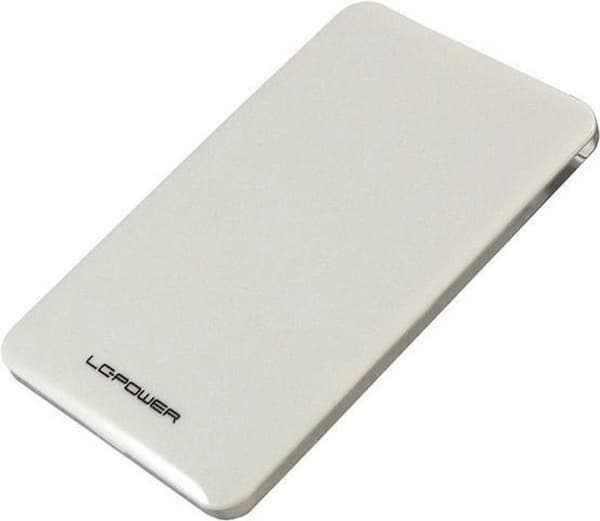 LC-Power LC-25U3-7W hus til lagerdrev 2,5'' aluminium, hvid Aluminium, Hvid