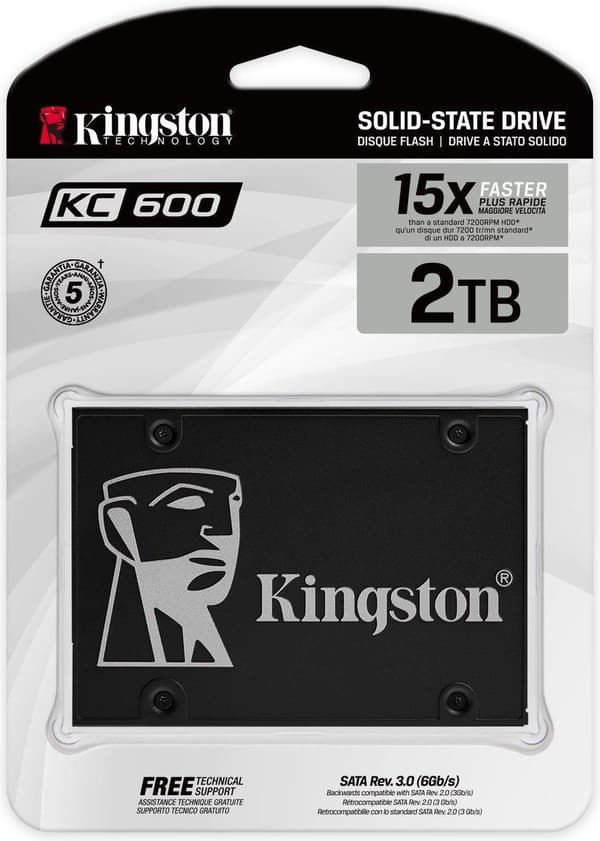 2048 GB, 2,5", SATA Rev. 3.0, SM2259, 3D TLC, XTS-AES 256-bitars, 30g