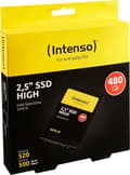 Miniatyrbild 3 av 4: Intenso High Performance 480 GB SSD-hårddisk (2,5 tum) SATA 6 Gb/s Retail 3813450