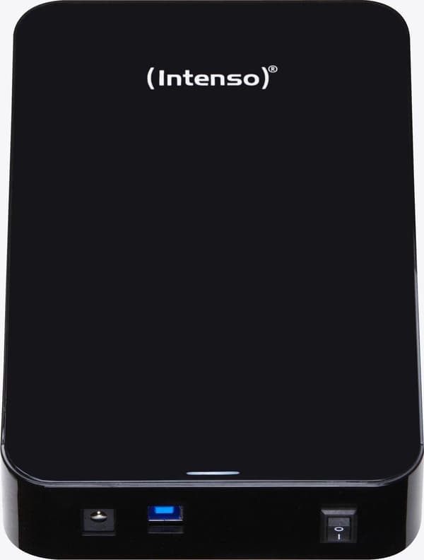 Intenso Memory Center 6 TB Ekstern harddisk (3,5 tommer) USB 3.2 Gen 1 (USB 3.0) Sort 6031514