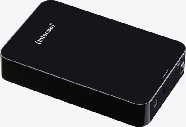 Intenso Memory Center 6 TB Ekstern harddisk (3,5 tommer) USB 3.2 Gen 1 (USB 3.0) Sort 6031514