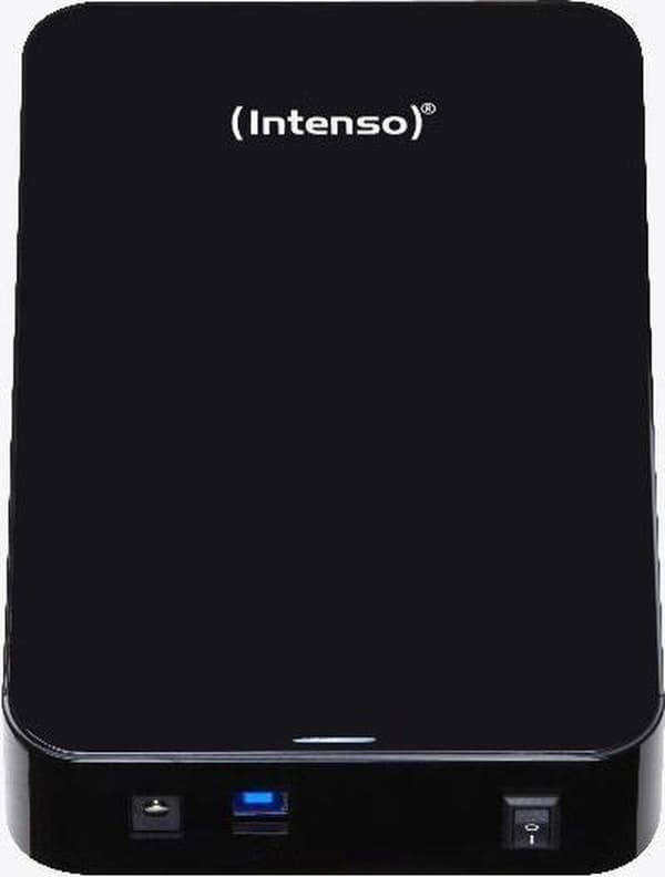 Intenso Memory Center 6 TB Ekstern harddisk (3,5 tommer) USB 3.2 Gen 1 (USB 3.0) Sort 6031514