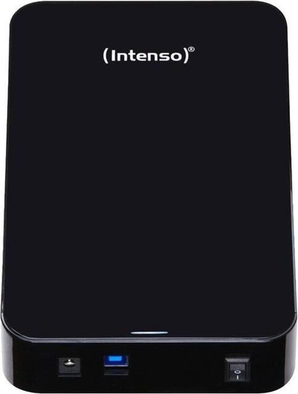 Intenso Memory Center 6 TB Ekstern harddisk (3,5 tommer) USB 3.2 Gen 1 (USB 3.0) Sort 6031514