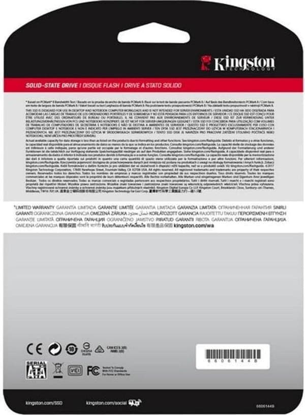 Kingston A400 - Sisäinen SSD - 240 Gt