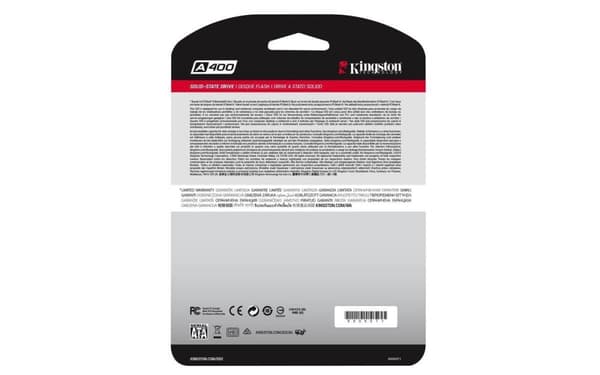 Kingston A400 - Intern SSD - 480 GB