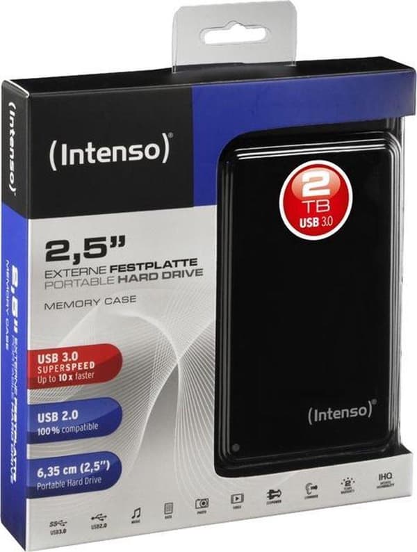 Intenso Memory Case - Extern hårddisk - 2 TB