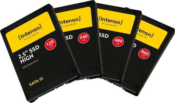Intenso High Performance 120 Gt SSD-kiintolevy (2,5 tuumaa) SATA 6 Gb/s Vähittäismyynti 3813430
