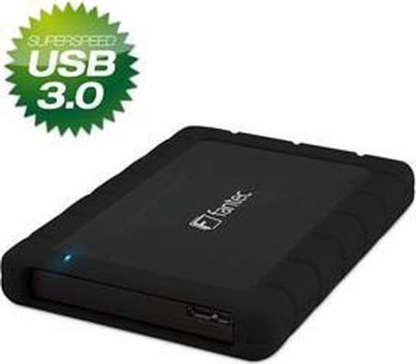 Fantec AluPro U3 2,5'' Svart Strömförsörjning via USB