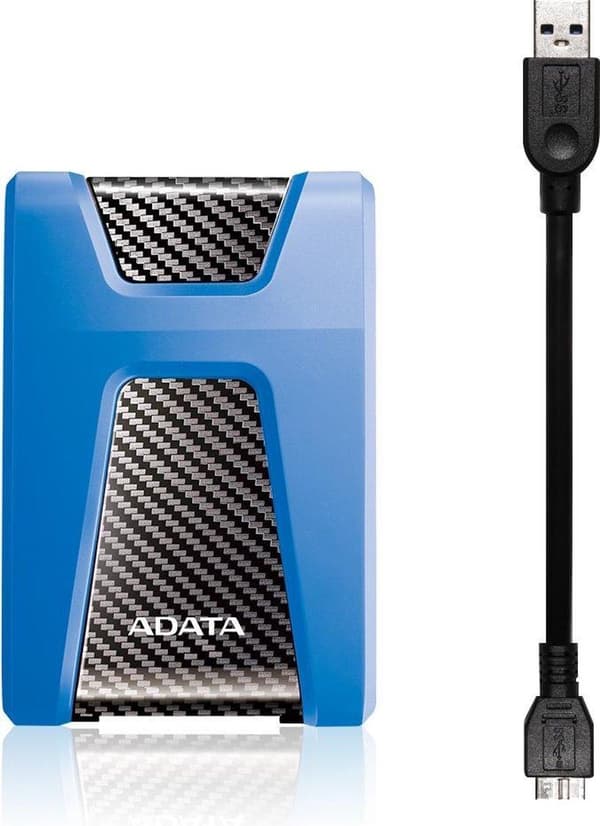ADATA DashDrive Durable HD650 - Ulkoinen kovalevy - 1 TB SININEN