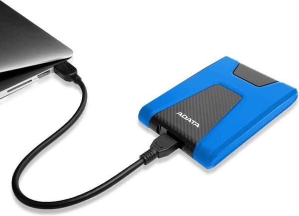 ADATA DashDrive Durable HD650 - Ulkoinen kovalevy - 1 TB SININEN
