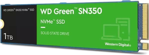 Western Digital Green WDS100T3G0C intern solid state-enhet M.2 1000 GB PCI Express QLC NVMe
