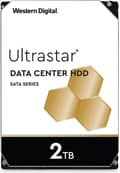 Miniatyrbillede 1 af 5: Western Digital Ultrastar HUS722T2TALA604 3,5" 2000 GB Serial ATA III