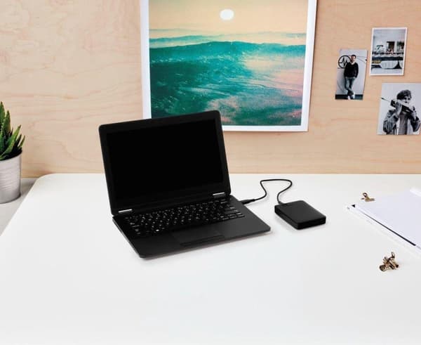 Western Digital Elements Bærbar ekstern harddisk 1 TB 2,5" Micro-USB B 3.2 Gen 1 (3.1 Gen 1) Sort