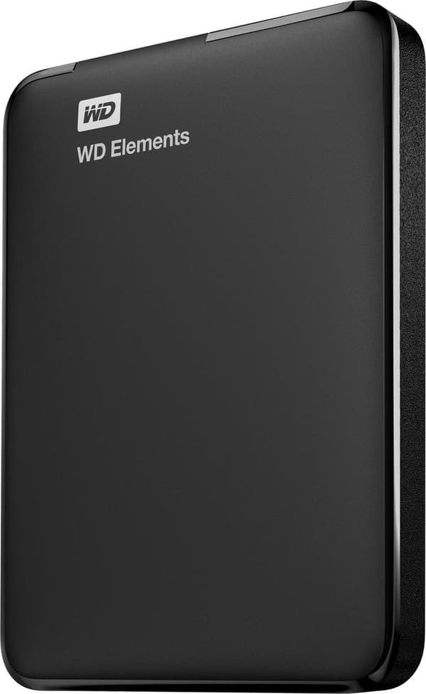 Western Digital Elements Bærbar ekstern harddisk 1 TB 2,5" Micro-USB B 3.2 Gen 1 (3.1 Gen 1) Sort