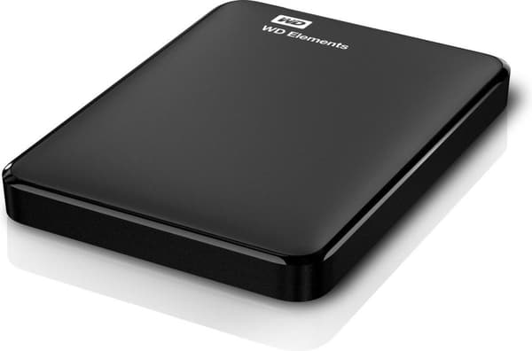 Western Digital Elements Bærbar ekstern harddisk 1 TB 2,5" Micro-USB B 3.2 Gen 1 (3.1 Gen 1) Sort