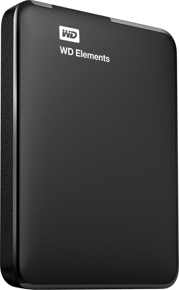 Western Digital Elements Bærbar ekstern harddisk 1 TB 2,5" Micro-USB B 3.2 Gen 1 (3.1 Gen 1) Sort
