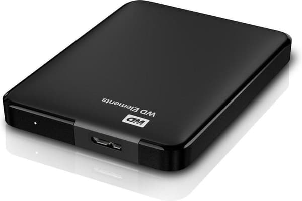 Western Digital Elements Bærbar ekstern harddisk 1 TB 2,5" Micro-USB B 3.2 Gen 1 (3.1 Gen 1) Sort