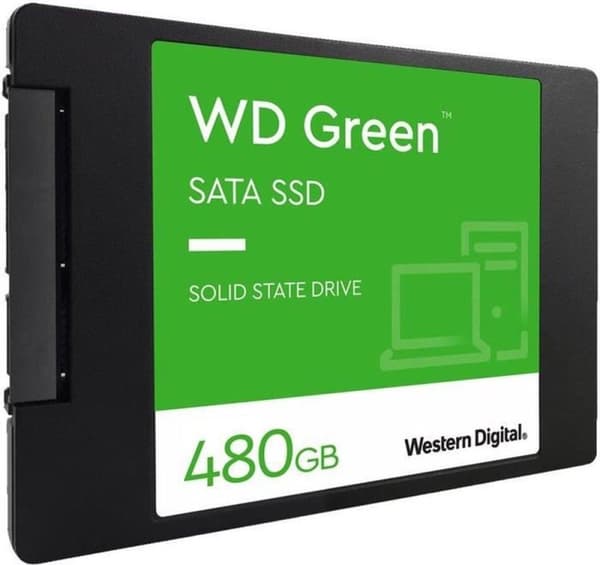Western Digital Green WDS480G3G0A sisäinen SSD-asema 2,5" 480 Gt Serial ATA III