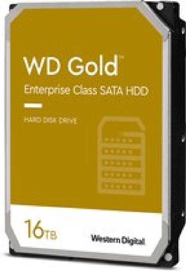 WD Gold Enterprise-Class harddisk WD161KRYZ - Harddisk - 16 TB - intern - 3,5 - SATA 6Gb/s - 7200 rpm -buffer: 512 MB