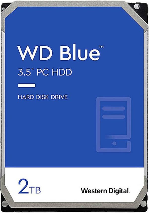 Western Digital Blue 3,5" 2000 GB seriell ATA